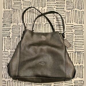 Coach 87399 Edie 31 Metallic Leather Shoulder Bag
